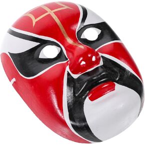 PRETYZOOM Chinese Face Painting Mask Halloween Cosplay Mask Unique Wall Hanging Decor for Home Decoration for Dining Room Charm in Kuwait