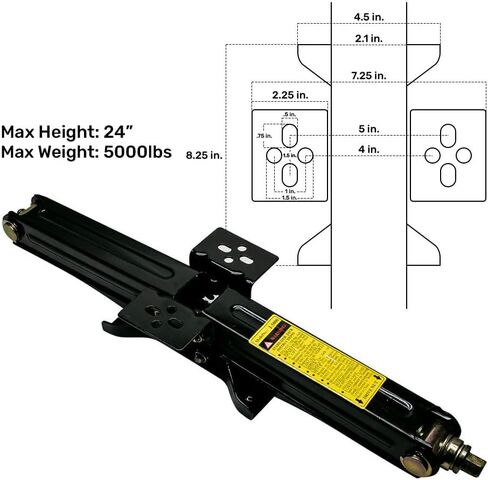 J-5000 & J-2500 Stabilizer Jacks – Set of 2 Heavy Duty RV Jack Stands for Camper, Trailer, Travel Trailer | RV Jacks & Stabilizers, Scissor Jacks for RV in Saudi Arabia