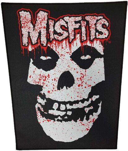 Misfits Bloody Fiend Woven Back Patch - 11" x 14" in Saudi Arabia