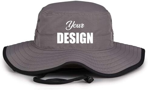 INK STITCH Unisex Custom Stitching Embroidery Booney Bucket Hats - Multi Colors in Saudi Arabia
