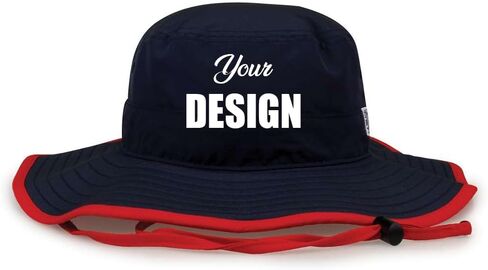 INK STITCH Unisex Custom Stitching Embroidery Booney Bucket Hats - Multi Colors in Saudi Arabia