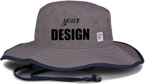 INK STITCH Unisex Custom Stitching Embroidery Booney Bucket Hats - Multi Colors in Saudi Arabia
