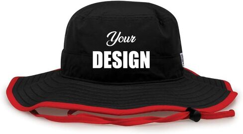 INK STITCH Unisex Custom Stitching Embroidery Booney Bucket Hats - Multi Colors in Saudi Arabia