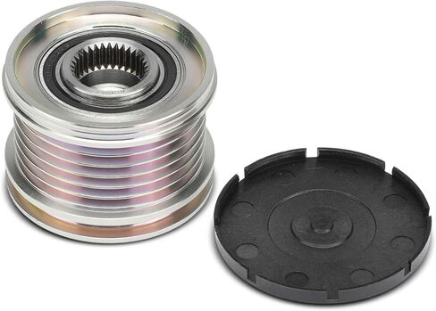 A-Premium المولد المولد Freewheel Clutch Pullement متوافق مع نيسان Sentra 2013-2019 1.8L ، 6 أخاديد في اتجاه عقارب الساعة in Kuwait
