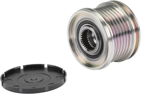 A-Premium المولد المولد Freewheel Clutch Pullement متوافق مع نيسان Sentra 2013-2019 1.8L ، 6 أخاديد في اتجاه عقارب الساعة in Kuwait