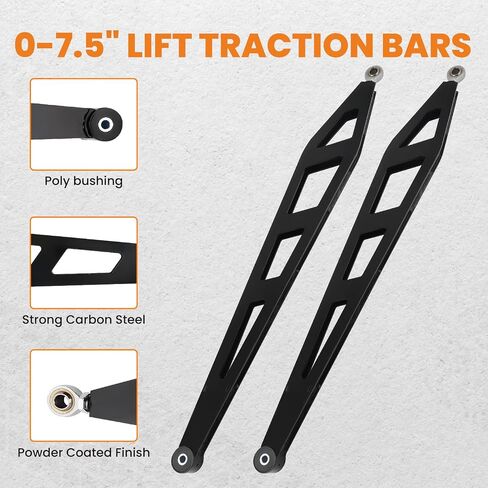 MaxPeedingRods 0-7.5 "شريط الجر المرفق ل Chevy Silverado/GMC Sierra 1500 4WD 2007-2018 in Kuwait