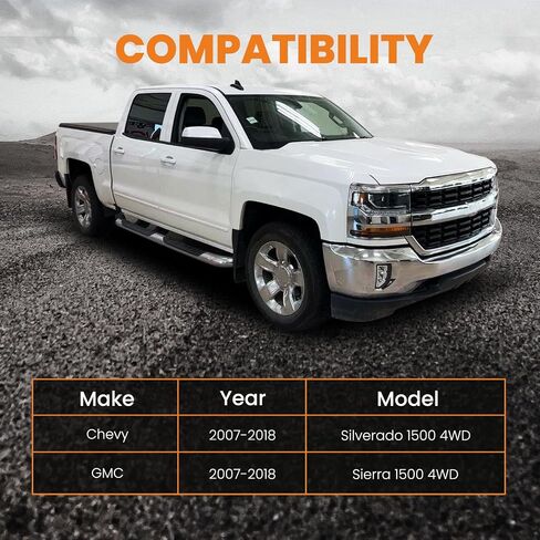 MaxPeedingRods 0-7.5 "شريط الجر المرفق ل Chevy Silverado/GMC Sierra 1500 4WD 2007-2018 in Kuwait