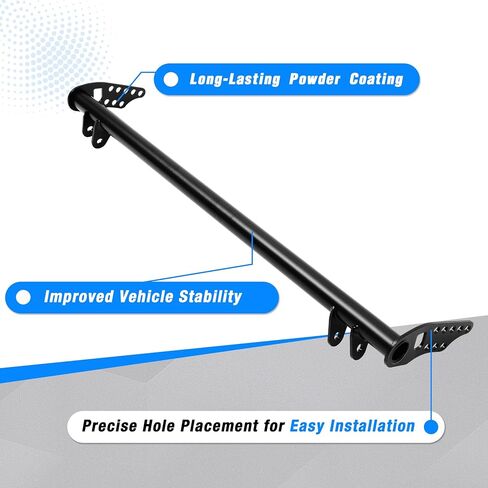 KUAFU Front Traction Control Tie Bar Compatible With 1992-2000 Honda Civic Del Sol, 1994-2001 Acura Integra Aluminum in Saudi Arabia