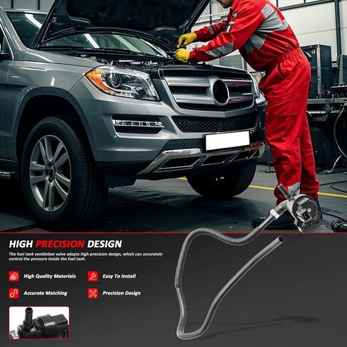 1644703193 صمام تنفيس خزان الوقود لـ Mercedes-Benz Mercedes-Benz GLS Class SUV (X164) 2006-2012 M-Class SUV (W164) 2005-2012 استبدال # 164470319328 V30771045 in Saudi Arabia