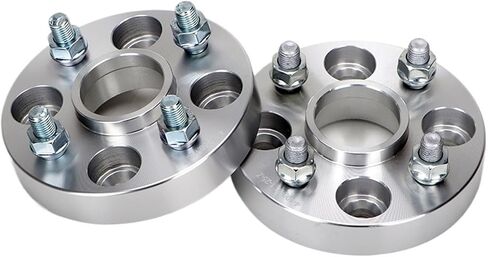 2PIECE 20/25/30MM PCD 4x100 54.1mm محول فاصل العجلات متوافق مع تويوتا كورولا/vios/vitz/venza/yaris/aygo/calya/etios/pixis m12x1.5 (2pcs 50mm silver) in Saudi Arabia