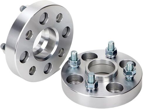 2PIECE 20/25/30MM PCD 4x100 54.1mm محول فاصل العجلات متوافق مع تويوتا كورولا/vios/vitz/venza/yaris/aygo/calya/etios/pixis m12x1.5 (2pcs 50mm silver) in Saudi Arabia