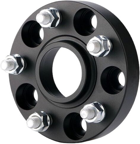 Embers Compatible For Jeep Wrangler 2018-2024 PCD 5X127 CB 71.6 M14X1.5 Forged Aluminum Black Wheel Spacers Hub Adapter 1 Piece(Black 40mm 1PC) in Saudi Arabia