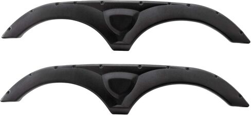 RecPro RV Tandem Fender Skirt | Hefty Style | Plastic Trim Moulding | Black (2) in Saudi Arabia