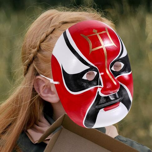 قناع Pretyzoom على الوجه الصيني قناع Halloween Cosplay Mask جدار فريد من نوع in Kuwait