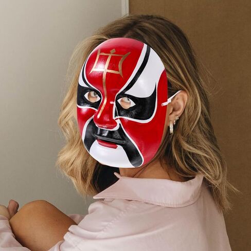 قناع Pretyzoom على الوجه الصيني قناع Halloween Cosplay Mask جدار فريد من نوع in Kuwait