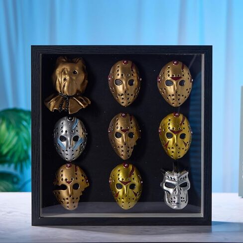 2025 Iconic Jason Voorhees Movie Mask Collection - 9 Variations, Display Size 30CM/12.6in, for Horror Fans and Collectors in Saudi Arabia
