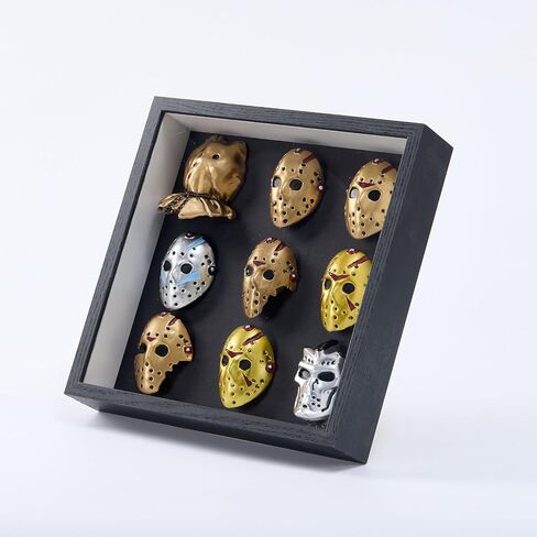 2025 Iconic Jason Voorhees Movie Mask Collection - 9 Variations, Display Size 30CM/12.6in, for Horror Fans and Collectors in Saudi Arabia