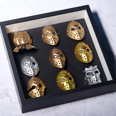 2025 Iconic Jason Voorhees Movie Mask Collection - 9 Variations, Display Size 30CM/12.6in, for Horror Fans and Collectors in Saudi Arabia