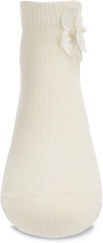 MeMoi Dual Flower Girls Cotton Blend Anklet Sock in Saudi Arabia