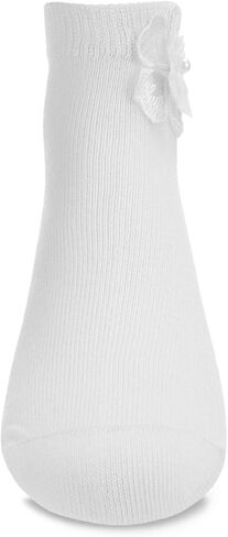 MeMoi Dual Flower Girls Cotton Blend Anklet Sock in Saudi Arabia