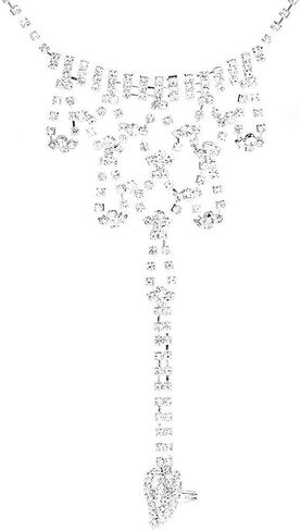 Tooluck Crown Rhinestone Ankle Chain Ladies Beach Wedding Foot Jewelry Party Accessories for Women and Girls in Saudi Arabia