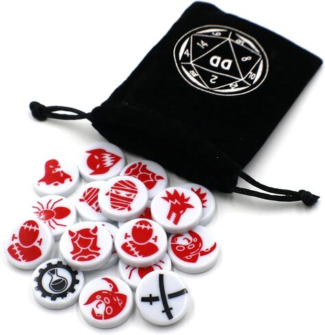 Roleplay D&D Class and Monster Tokens for Dungeons and Dragons White in Saudi Arabia