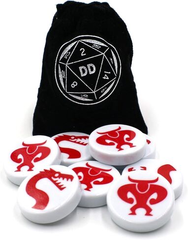 Roleplay D&D Class and Monster Tokens for Dungeons and Dragons White in Saudi Arabia