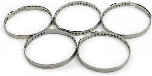 10PCS Universal Adjustable Drive Shaft CV Boot Clamp Kit For Axle CV Joint Boot Crimp Stainless Steel Compatible With Various Vehicles in Kuwait