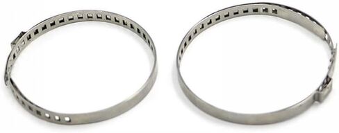 10PCS Universal Adjustable Drive Shaft CV Boot Clamp Kit For Axle CV Joint Boot Crimp Stainless Steel Compatible With Various Vehicles in Kuwait