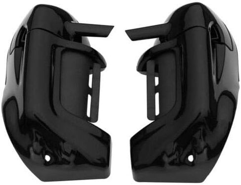 TCMT Lower Vented Leg Fairings + 6.5 "PODS SPEALER BODS يناسب Harley Road Road Road Glide Glide Electra Glide Ultra-Classic 1983-2013 in Kuwait