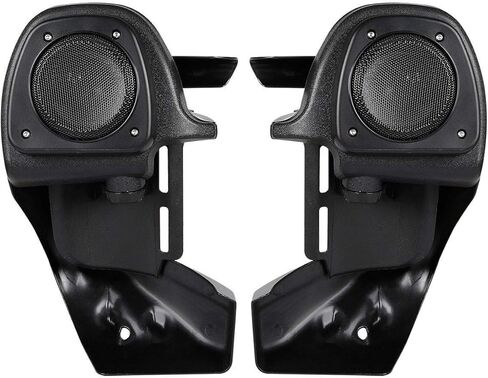 TCMT Lower Vented Leg Fairings + 6.5" Speaker Box Pods Fits For Harley Road King Road Glide Street Glide Electra Glide Ultra-Classic 1983-2013 in Kuwait