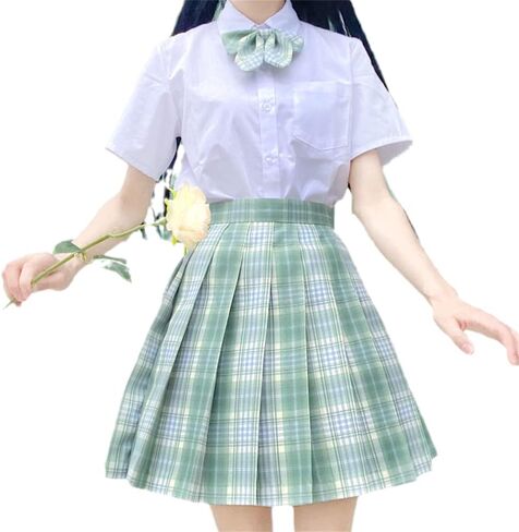 طراز كلية المرأة JK Plaid Plaid Skirt School Affer in Saudi Arabia