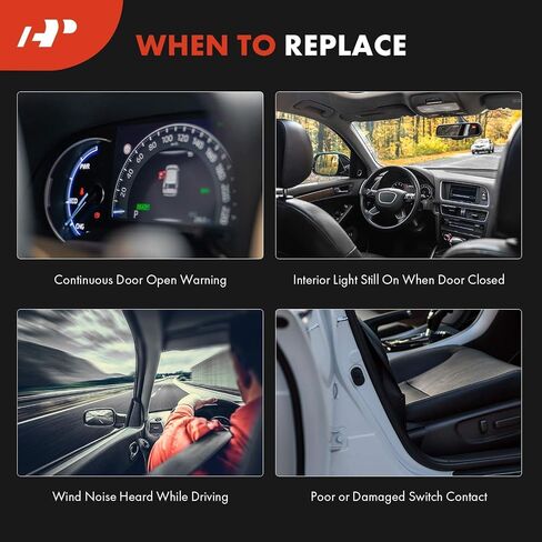 مفتاح Jamb Door Door A-Premium متوافق مع Ford F-150 F-250 F150 F250 1992-1996 ، F-350 F350 1992-1997 ، F-Super Duty 1992-1997 ، Bronco 1993-1996 in Saudi Arabia