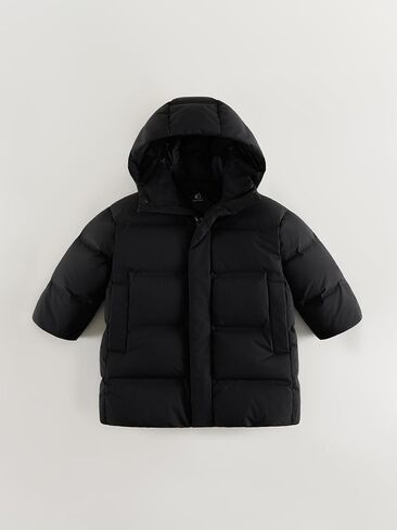 marc & janie Boys Ultralight Seamless Hooded Long Down Coat Full Zip Warm Jacket Outerwear 241566 in Saudi Arabia