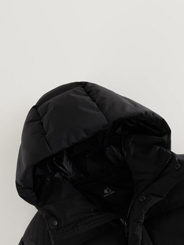 marc & janie Boys Ultralight Seamless Hooded Long Down Coat Full Zip Warm Jacket Outerwear 241566 in Saudi Arabia