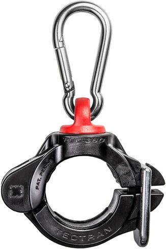 Tectran 3-In-1 AirPower Line TEC-360® Clamp | 360° Swivel | Stainless Steel Clip | Black | Tectran 9890ST360 in Saudi Arabia