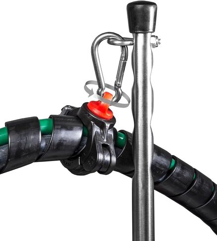 Tectran 3-In-1 AirPower Line TEC-360® Clamp | 360° Swivel | Stainless Steel Clip | Black | Tectran 9890ST360 in Saudi Arabia