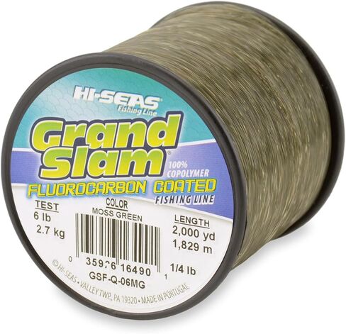 HI-SEAS Grand Slam Fluorocarbon Coated Fishing Line, 15 lb Test, 0.015" Diameter, Clear, 975 yd in Saudi Arabia