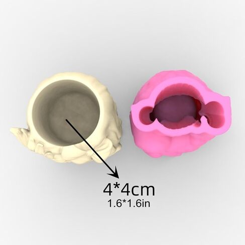 Girl Embracing Flower Concrete Flower Pot Silicone Mold Basket Succulent Planter Vase Plaster Mold Pen Holder Cement Clay Resin Mould in Kuwait