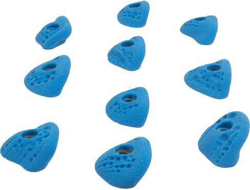 TRANGO Comfy Crimps Grip Holds (10pcs Blue, Geologic) | Indoor Climbing Wall Hardware in Saudi Arabia
