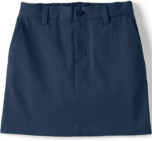 Lands' End School Uniform Girls Active Chino Skort Top of The Knee in Saudi Arabia