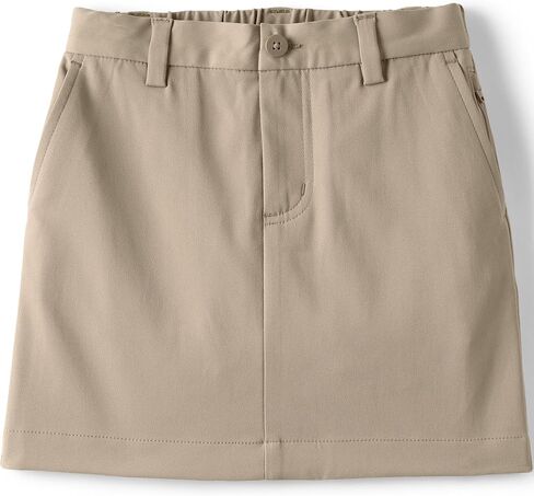 Lands' End School Uniform Girls Active Chino Skort Top of The Knee in Saudi Arabia