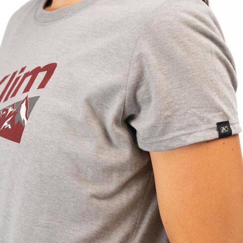 KLIM Women's Mountain Peak Tri-Blend Short Sleeve Tee Shirt in Kuwait