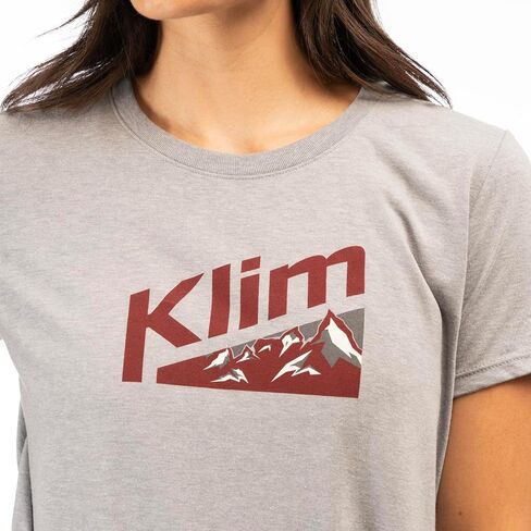 KLIM Women's Mountain Peak Tri-Blend Short Sleeve Tee Shirt in Kuwait