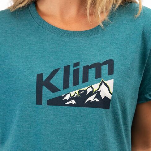 KLIM Women's Mountain Peak Tri-Blend Short Sleeve Tee Shirt in Kuwait