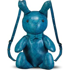 Genuine Leather Backpack for Women Kanpsack Rucksack Vintage Cute Rabbit Shape Crossbody Shoulder Bag Satchel Purse (Coffee) in Saudi Arabia