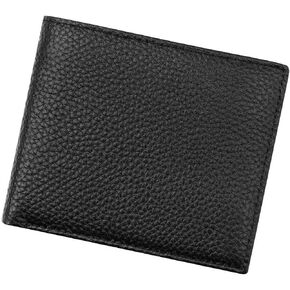 Men's Shielded RFID Wallet - Multi-Card Credit Card Holder, Large Capacity Zipper Change Bag, Leather Coin Bag, Lightweight and Durable, Business and Leisure, Black, Casual in Saudi Arabia