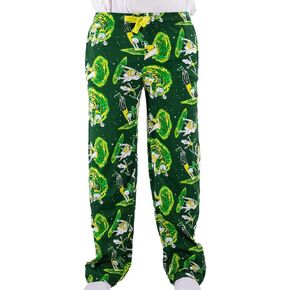 Ripple Junction Rick and Morty Men’s Lounge Pants Portal Gun Dimension Jumping Space Stars All Over Print Officially Licensed in Saudi Arabia