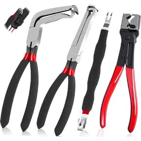 4 Pcs Electrical Disconnect Pliers for Cars，60 Degree Connector Pliers，Safety Wire Plier,Automotive Tools Electrical ConnectorPliers,ElectricalPlug DisconnectPliers in Kuwait