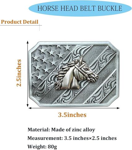 Horse Belt Buckle for Men Women, Western Cowboy Religion Horseman Prayer Vintage Fathers Day Patriotic 4th of July Party Christmas Gifts in Saudi Arabia